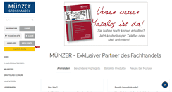 Desktop Screenshot of muenzerkunsthandwerk.de