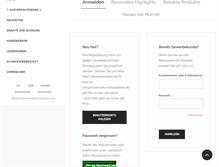 Tablet Screenshot of muenzerkunsthandwerk.de